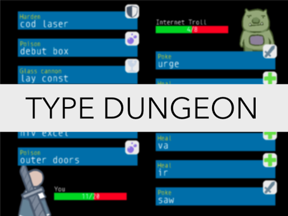 Type Dungeon Game Cover