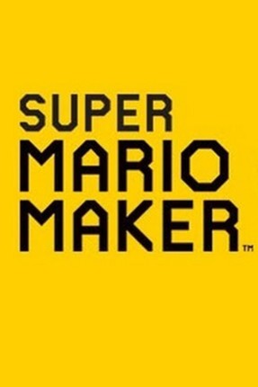Super Mario Maker Game Cover