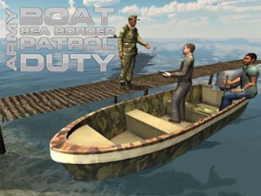 Army Boat Sea Border Patrol – Real mini ship sailing &amp; shooting simulator game Image