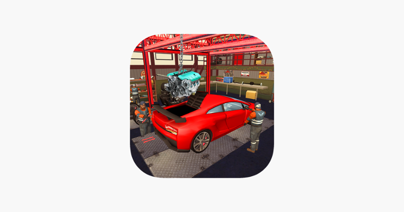 Car Factory 3D - Garage World Game Cover