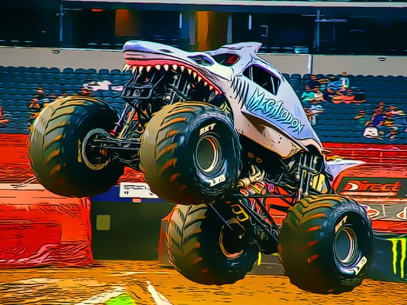 Monster Truck Racing Puzzle Game Cover
