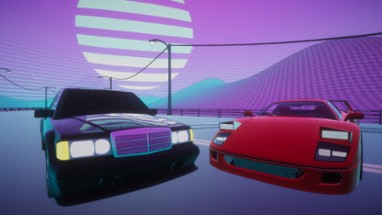 RetroDrift: Retrowave Online Road Image