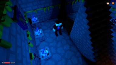 Spooky Halloween in the Voxel World Image