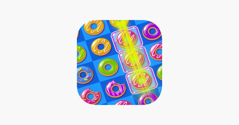 Donut Blast Legend Delicious Gummy Match 3 Game Game Cover