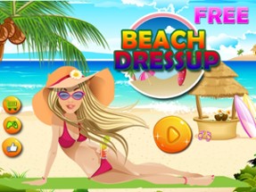 Beach Dress Up- free Princess hot fashion star and salon game for girls &amp; boys Image