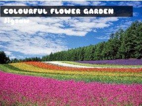 Colourful Flower Garden Jigsaw Image