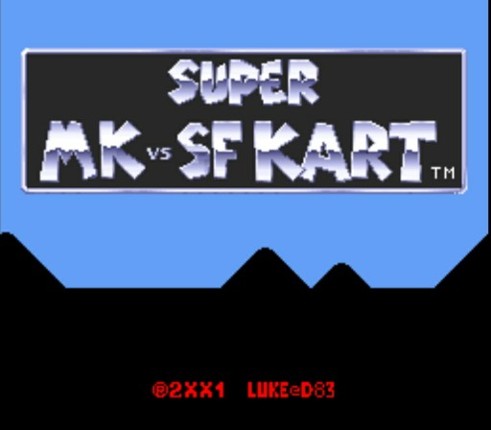 Super MK vs SF Kart (D83 Version) Game Cover