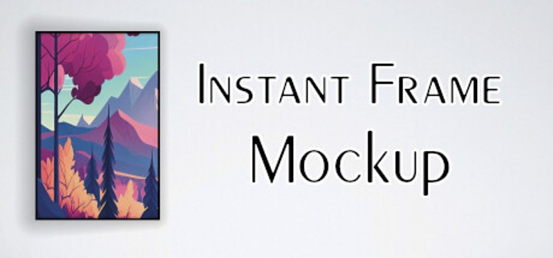 Instant Frame Mockup Game Cover