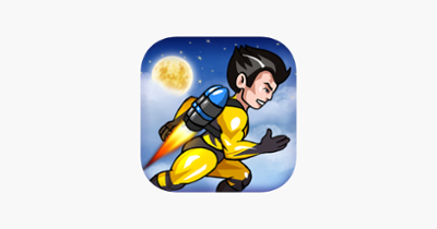 Super Hero Action JetPack Man - Best Super Fun Mega Adventure Race Game Image