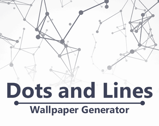 Wallpaper Generator - Dots and Lines Game Cover