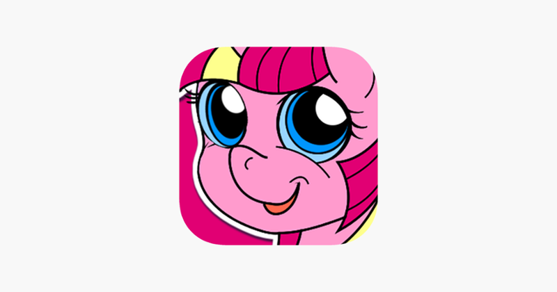 Pony Mermaid Coloring Book Game Cover