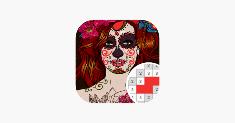 Tattoo Pixel Art Coloring Game Game Cover