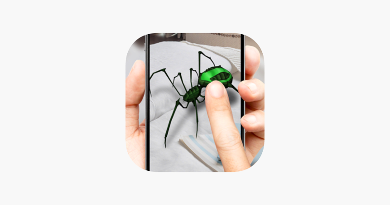 3D spider on a hand simulator Game Cover