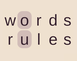 Words Rules Image
