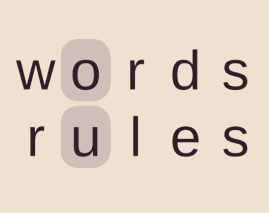 Words Rules Game Cover