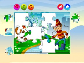 Jigsaw Puzzle Cartoon Picture Image