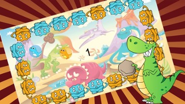 Little Dinosaur Puzzles Funny Balloons Bounce Out Image