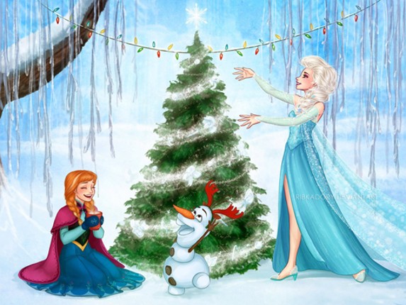 Olaf Christmas Jigsaw Puzzle Game Cover
