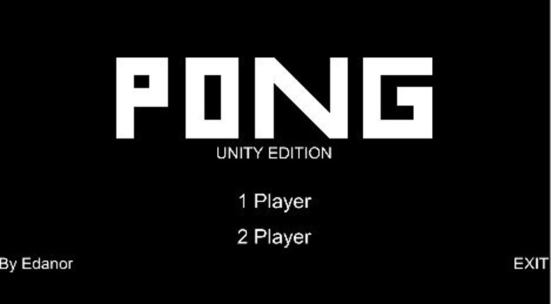 Pong: Unity Edition Game Cover