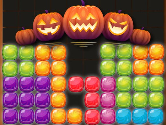 Candy Puzzle Blocks Halloween Game Cover