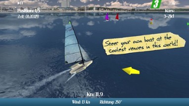 CleverSailing Lite - Sailboat Racing Game Image