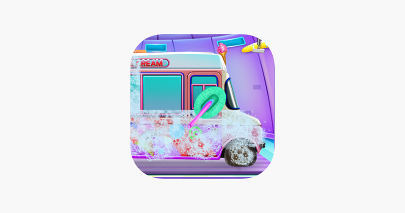 Girly Ice Cream Truck Car Wash Game Cover