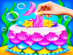 Mermaid Glitter Cake Maker Image