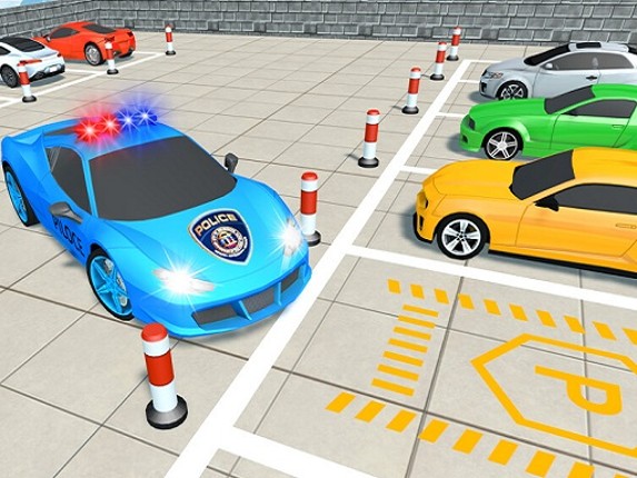 Police Super Car Parking Challenge 3D Game Cover