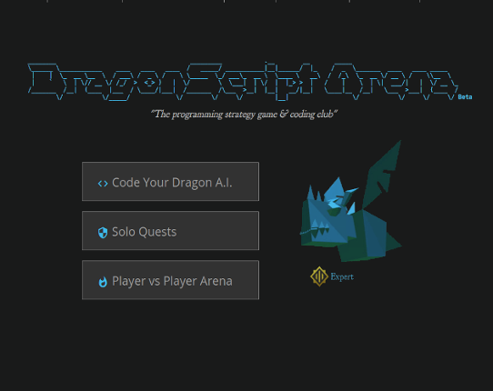 DragonScript Arena - a coding game (beta) Game Cover