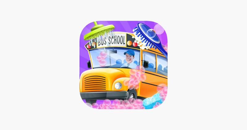 Little School Bus Wash Salon Game Cover