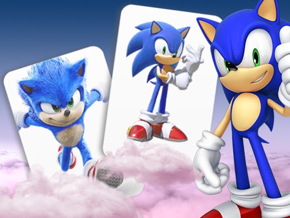 Sonic Card Match Game Cover