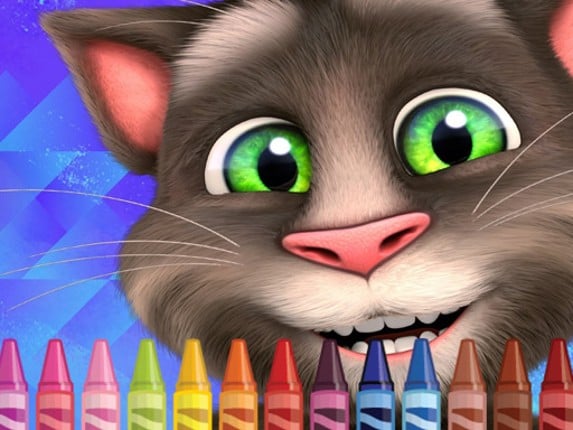 4GameGround - Talking Tom Coloring Game Cover