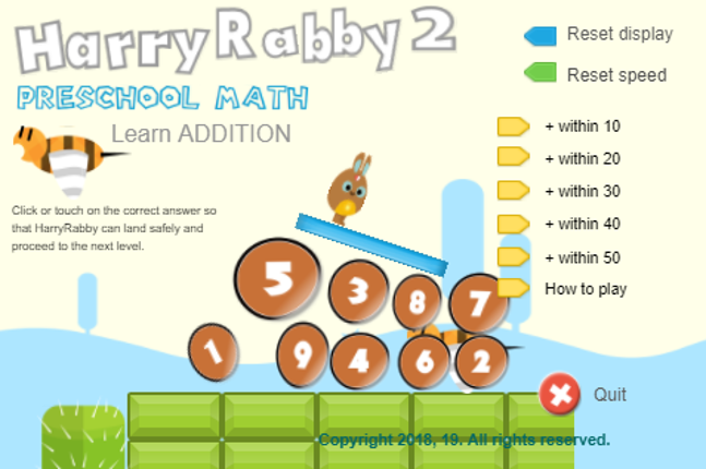 HarryRabby2 Simple Addition FULL Version Game Cover