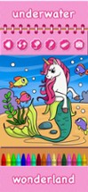 Pony Mermaid Coloring Book Image