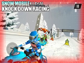 SnowMobile Illegal Bike Racing Image