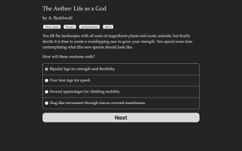 The Aether: Life as a God Image