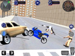 US Police Bike Transporter Sim Image