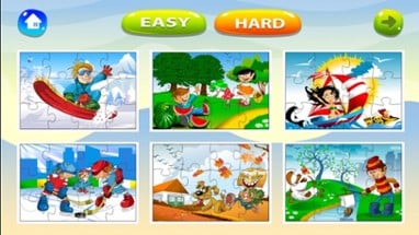 Jigsaw Puzzle Cartoon Picture Image