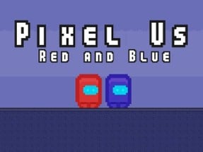 Pixel Us Red and Blue Image