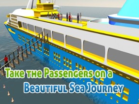 Cruise Ship Simulator 3D – Sail mega boat on sea to pick &amp; drop passengers from Island Image