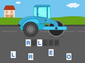First Words Trucks and Things That Go - Educational Alphabet Shape Puzzle for Toddlers and Preschool Kids Learning ABCs Free Image