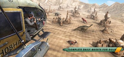 Wild Dinosaur Hunt Helicopter Image