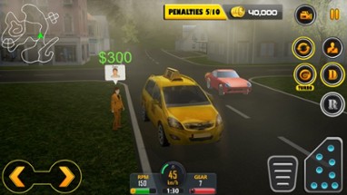 Crazy Hill Speed Taxi Driving 3D Image