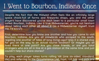 I Went to Bourbon, Indiana Once Image