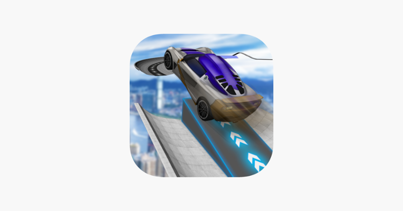 Spooky Man Car Stunt On Sky Game Cover