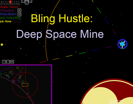 Bling Hustle:  Deep Space Mine Game Cover