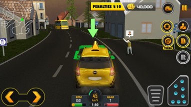 Crazy Hill Speed Taxi Driving 3D Image