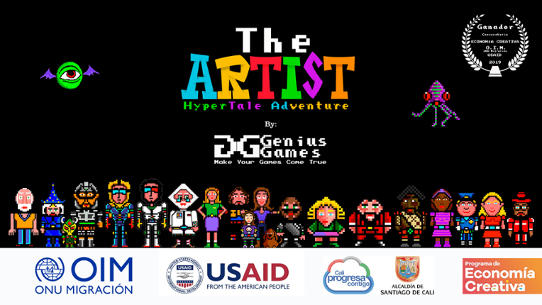 The Artist Hypertale Adventure Game Cover