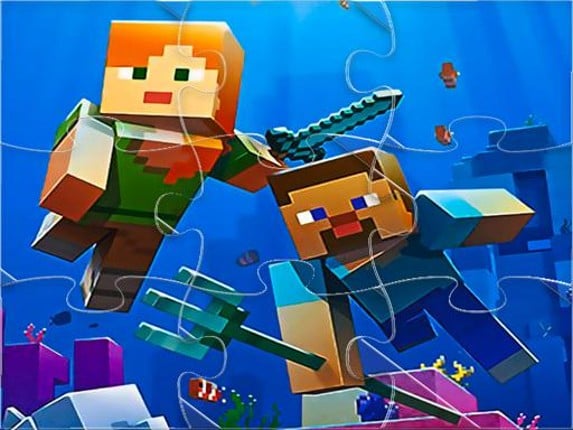 Minecraft Jigsaw Puzzle Game Cover