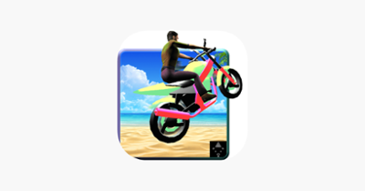 Blocky Super Moto Bike Rider Image
